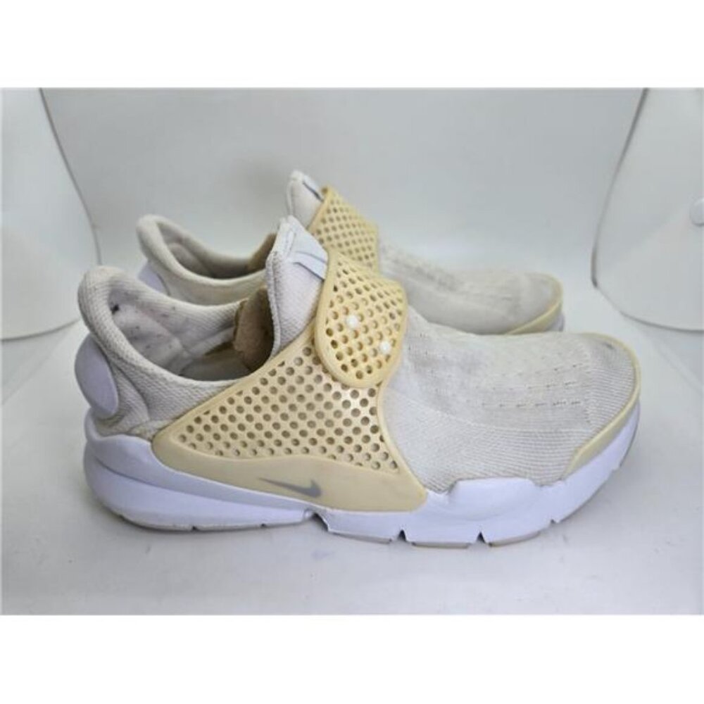 Nike Sock Dart Shoes Women's 7 White Running Athletic Training Workout Sneakers